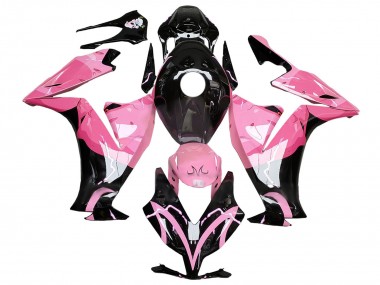 Billigste Honda CBR1000RR Motorrad Verkleidung 2012-2016 - Rosa Glanzendes Schwarz