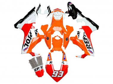 Billigste Honda CBR1000RR Motorrad Verkleidung 2017-2023 - Weiss Orange Rot Glanzendes Schwarz HRC Repsol 93