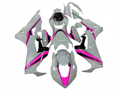 Billigste Honda CBR1000RR Motorrad Verkleidung 2017-2023 - Weiss Rosa Schwarz
