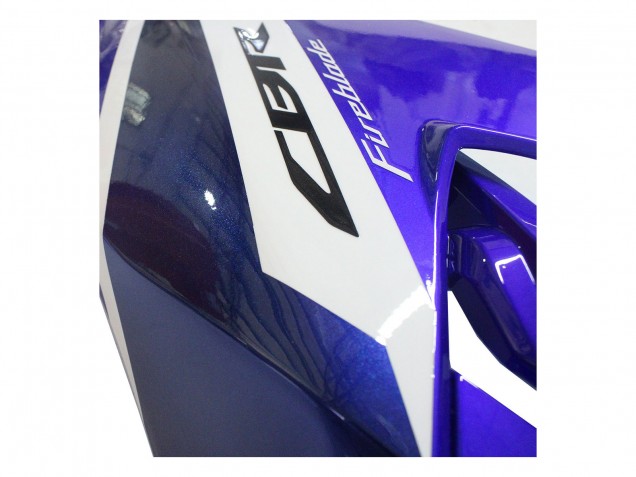 Billigste Honda CBR1000RR Motorrad Verkleidung 2017-2023 - Weiss Blau