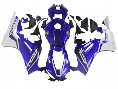 Billigste Honda CBR1000RR Motorrad Verkleidung 2017-2023 - Weiss Blau