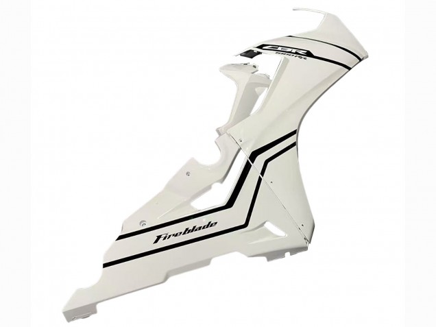 Billigste Honda CBR1000RR Motorrad Verkleidung 2017-2023 - Weiss mit Schwarz Streifen Fireblade