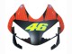 Billigste Honda CBR600RR Motorrad Verkleidung 2003-2004 - Matt Schwarz Orange Repsol Rossi 46