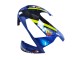 Billigste Honda CBR600RR Motorrad Verkleidung 2003-2004 - Blau Neon Gelb Glanzendes Schwarz Hai