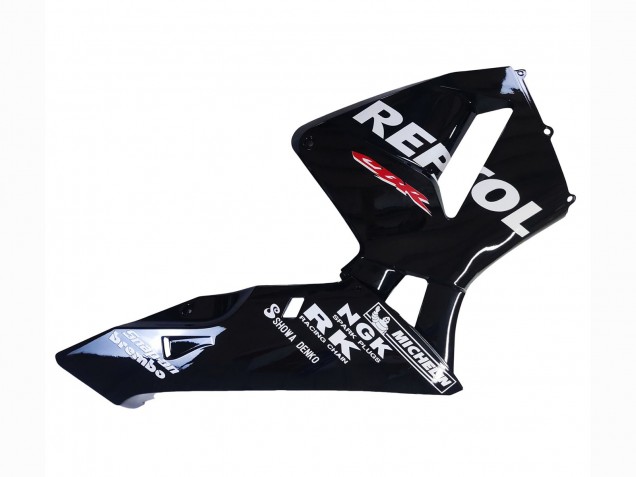 Billigste Honda CBR600RR Motorrad Verkleidung 2003-2004 - Glanzendes Schwarz Weiss Repsol