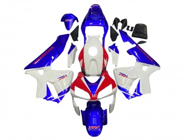 Billigste Honda CBR600RR Motorrad Verkleidung 2003-2004 - Weiss Blau Rot HRC
