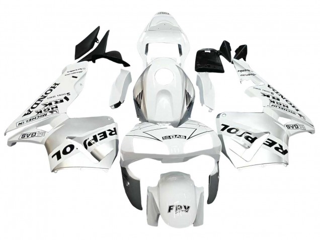 Billigste Honda CBR600RR Motorrad Verkleidung 2003-2004 - Weiss Silber Schwarz Repsol