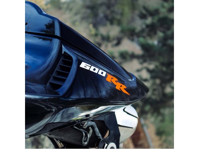 Billigste Honda CBR600RR Motorrad Verkleidung 2003-2004 - Dunkel Blau Glanzendes Schwarz