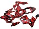 Billigste Honda CBR600RR Motorrad Verkleidung 2003-2004 - Schwarz Rot Grau Camouflage