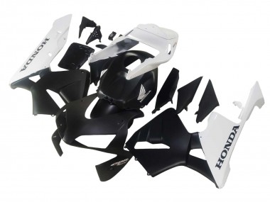 Billigste Honda CBR600RR Motorrad Verkleidung 2003-2004 - Weiss Matt Schwarz