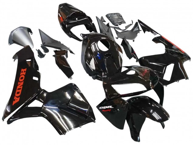 Billigste Honda CBR600RR Motorrad Verkleidung 2005-2006 - Glanzendes Schwarz