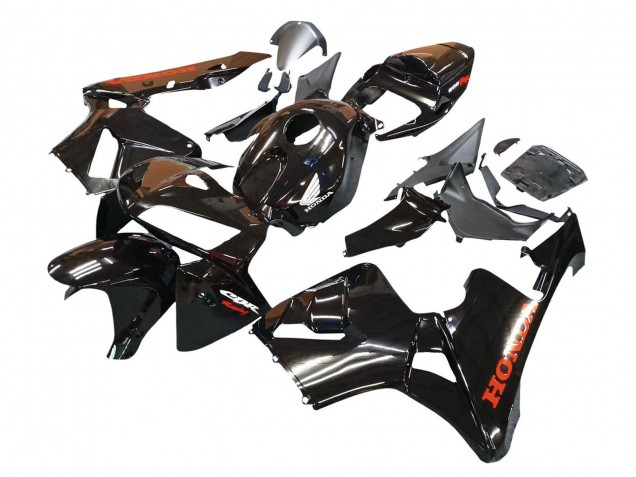 Billigste Honda CBR600RR Motorrad Verkleidung 2005-2006 - Glanzendes Schwarz