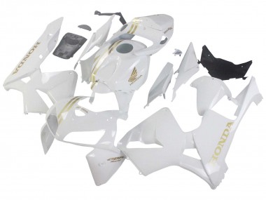Billigste Honda CBR600RR Motorrad Verkleidung 2005-2006 - Weiss Gold
