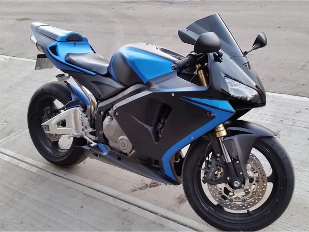 Billigste Honda CBR600RR Motorrad Verkleidung 2005-2006 - Schwarz Blau