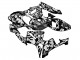 Billigste Honda CBR600RR Motorrad Verkleidung 2005-2006 - Schwarz Weiss Grau Camouflage