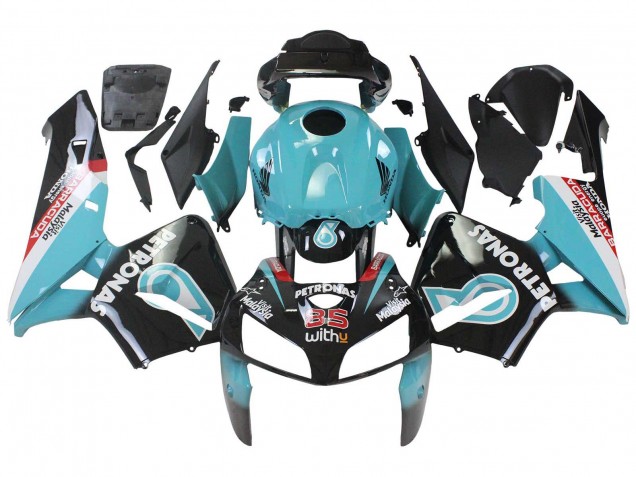 Billigste Honda CBR600RR Motorrad Verkleidung 2005-2006 - Hellblau Schwarz 35