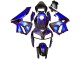 Billigste Honda CBR600RR Motorrad Verkleidung 2005-2006 - Blau Schwarz mit Rot Linie