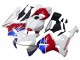 Billigste Honda CBR600RR Motorrad Verkleidung 2005-2006 - Weiss Blau Rot