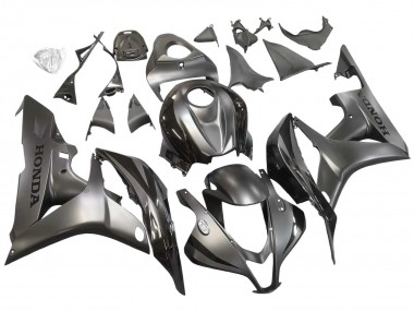 Billigste Honda CBR600RR Motorrad Verkleidung 2007-2008 - Silber Glanzendes Schwarz