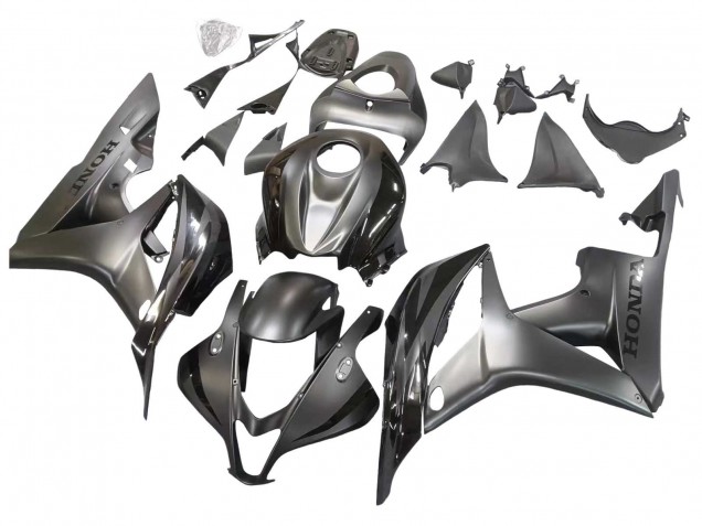Billigste Honda CBR600RR Motorrad Verkleidung 2007-2008 - Silber Glanzendes Schwarz