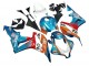 Billigste Honda CBR600RR Motorrad Verkleidung 2007-2008 - Orange Weiss Rot Blau Repsol