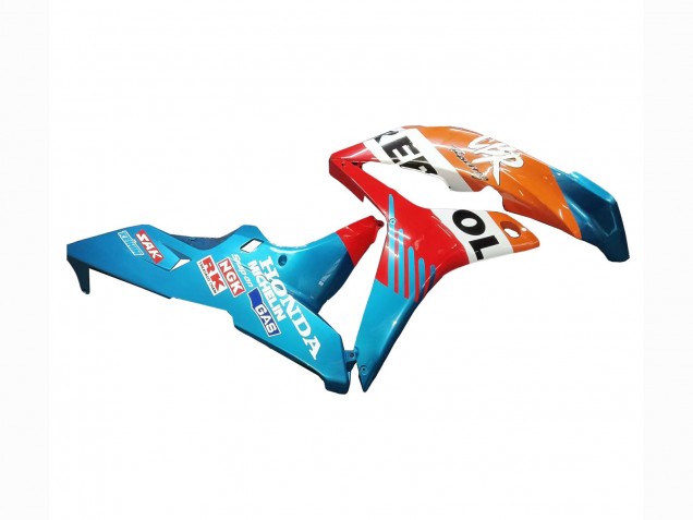 Billigste Honda CBR600RR Motorrad Verkleidung 2007-2008 - Orange Weiss Rot Blau Repsol