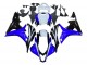 Billigste Honda CBR600RR Motorrad Verkleidung 2007-2008 - Weiss Blau Glanzendes Schwarz