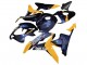 Billigste Honda CBR600RR Motorrad Verkleidung 2007-2008 - Orange Dunkel Blau Trick Star 06