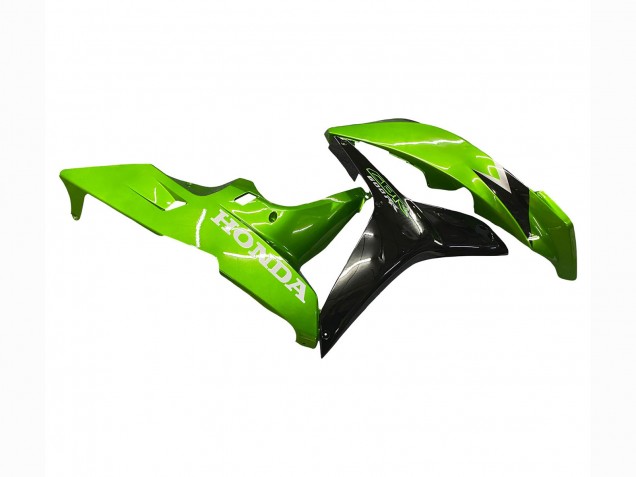Billigste Honda CBR600RR Motorrad Verkleidung Kit 2007-2008 - Grun Glanzendes Schwarz