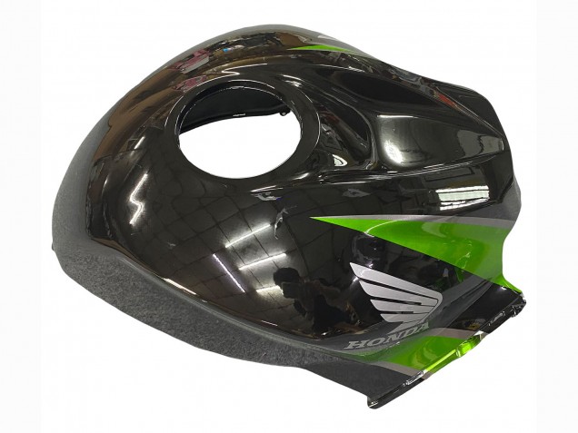 Billigste Honda CBR600RR Motorrad Verkleidung Kit 2007-2008 - Grun Glanzendes Schwarz