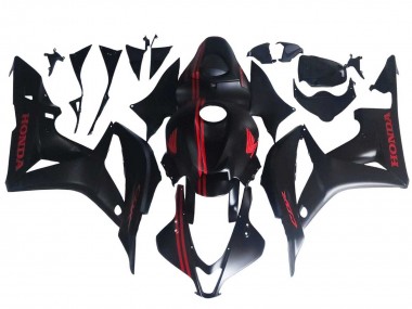 Billigste Honda CBR600RR Motorrad Verkleidung 2007-2008 - Matt Schwarz Rot