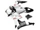 Billigste Honda CBR600RR Motorrad Verkleidung 2007-2008 - Weiss Matt Schwarz Rot Repsol