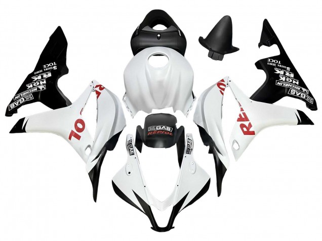 Billigste Honda CBR600RR Motorrad Verkleidung 2007-2008 - Weiss Matt Schwarz Rot Repsol