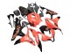 Billigste Honda CBR600RR Motorrad Verkleidung 2007-2008 - Orange Glanzendes Schwarz Repsol