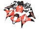 Billigste Honda CBR600RR Motorrad Verkleidung 2007-2008 - Orange Glanzendes Schwarz Repsol