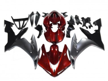 Billigste Yamaha YZF R1 Motorrad Verkleidung 2002-2003 - Rot Silber Schwarz
