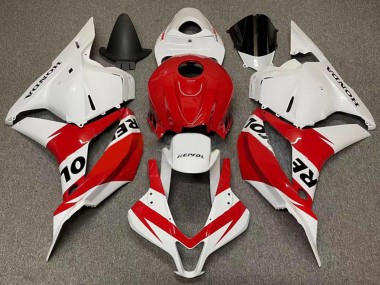 Billigste Honda CBR600RR Motorrad Verkleidung 2007-2008 - Weiss Rot Repsol