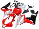Billigste Honda CBR600RR Motorrad Verkleidung 2007-2008 - Weiss Rot Glanzendes Schwarz