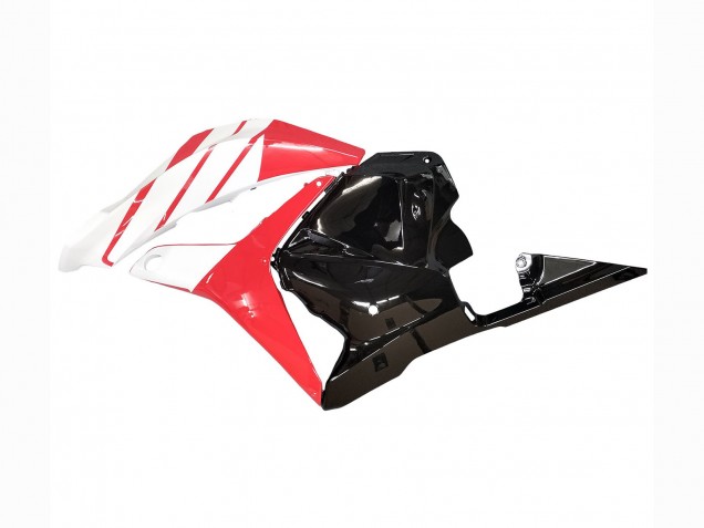 Billigste Honda CBR600RR Motorrad Verkleidung Kit 2009-2012 - Weiss Rot Glanzendes Schwarz