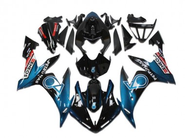 Billigste Yamaha YZF R1 Motorrad Verkleidung 2004-2006 - Blau Grun Blau Glanzendes Schwarz Rot Petronas ENEOS