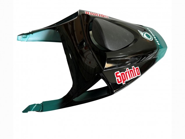 Billigste Honda CBR600RR Motorrad Verkleidung 2013-2023 - Blau Grun Blau Glanzendes Schwarz Petronas 20