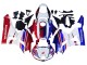 Billigste Honda CBR600RR Motorrad Verkleidung 2013-2023 - Weiss Rot Blau