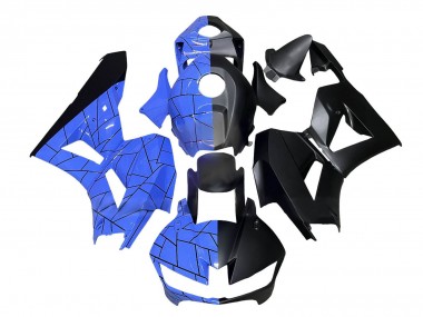 Billigste Honda CBR600RR Motorrad Verkleidung 2013-2023 - Blau Matt Schwarz