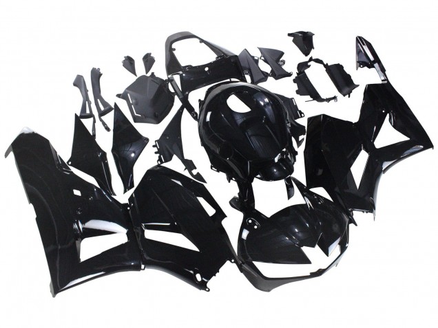 Billigste Honda CBR600RR Motorrad Verkleidung 2013-2023 - Glanzendes Schwarz