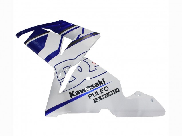 Billigste Kawasaki ZX10R Motorrad Verkleidung 2004-2005 - Schwarz Weiss
