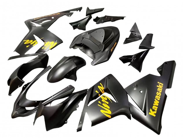 Billigste Kawasaki ZX10R Motorrad Verkleidung 2004-2005 - Schwarz Ninja