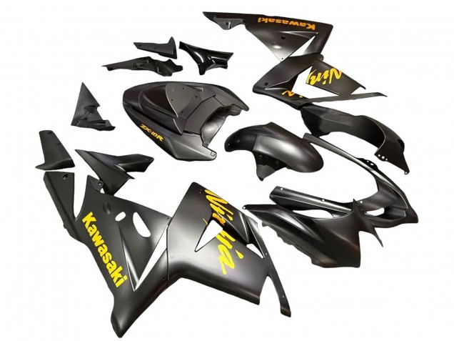 Billigste Kawasaki ZX10R Motorrad Verkleidung 2004-2005 - Schwarz Ninja