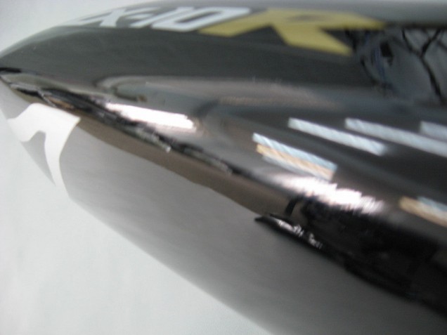 Billigste Kawasaki ZX10R Motorrad Verkleidung 2004-2005 - Schwarz Weiss