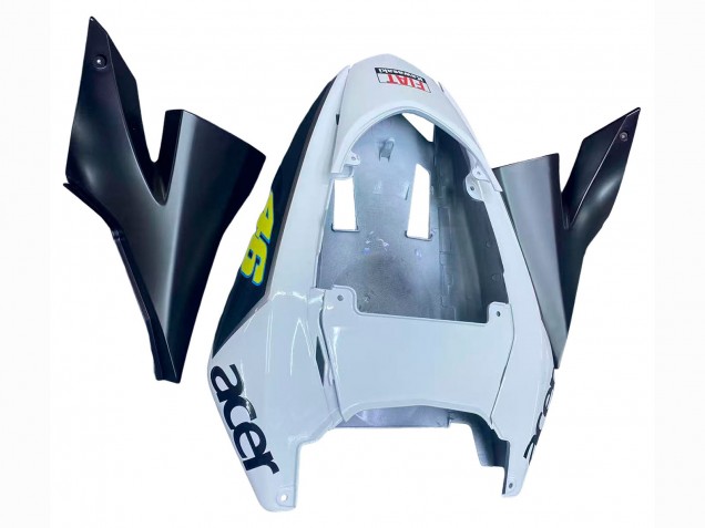 Billigste Kawasaki ZX10R Motorrad Verkleidung 2004-2005 - Glanzendes Blau Weiss Fiat Motul