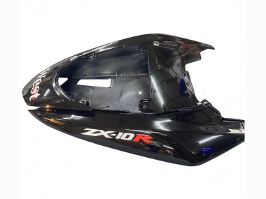 Billigste Kawasaki ZX10R Motorrad Verkleidung 2004-2005 - Weiss Schwarz West Ninja